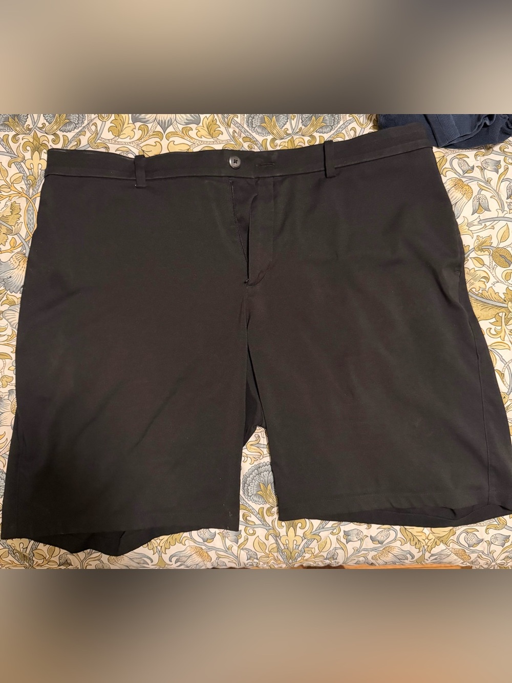 Nike Black Flat-Front Men's Shorts Size 42 - Picture 1 of 3